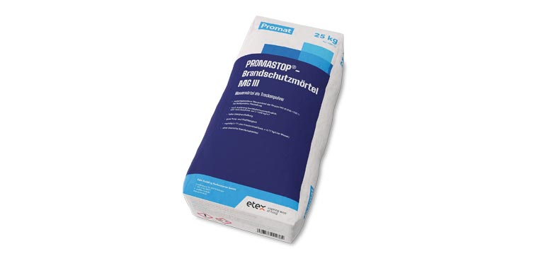 PROMASTOP-Brandschutzmörtel MG III