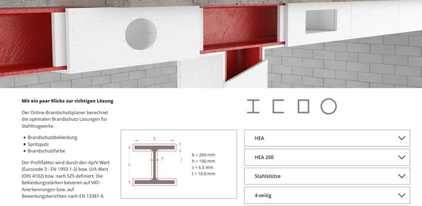 Protection incendie pour structures en acier